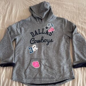 Herstyle Kids Gray Dallas Cowboys Hoodie